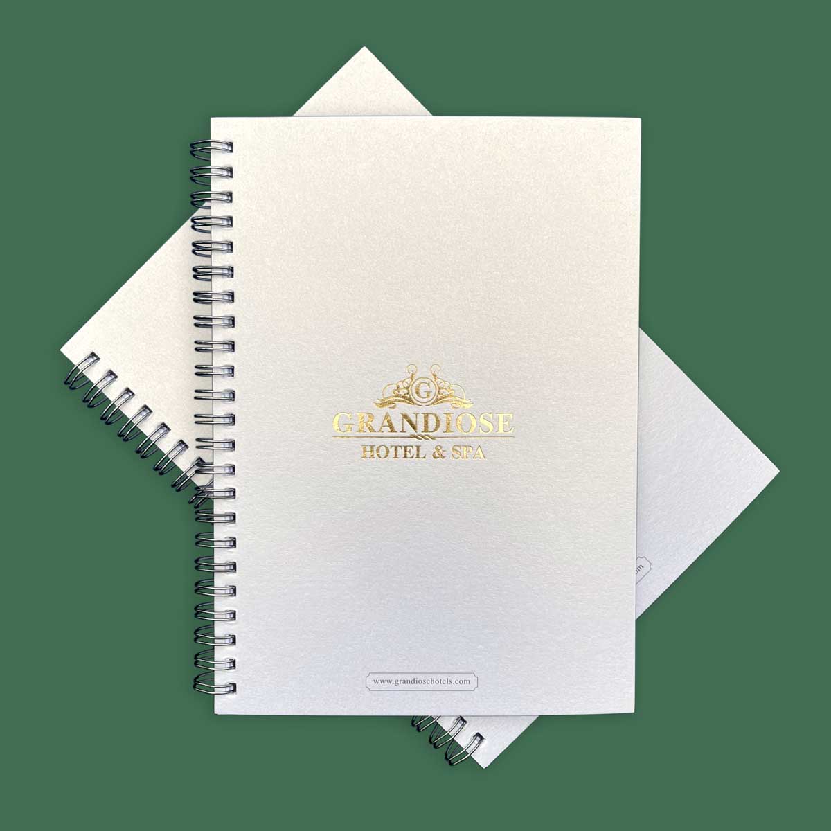 Gold Notebook A5 (14.8 x 21 cm) — Mintra